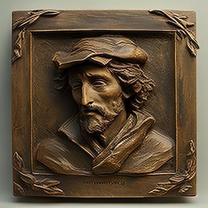 3D model James Abbott McNeil Whistler American artist (STL)